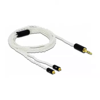 Audio Cable DeLOCK 85845 1.2m 3.5mm 2x MMCX White