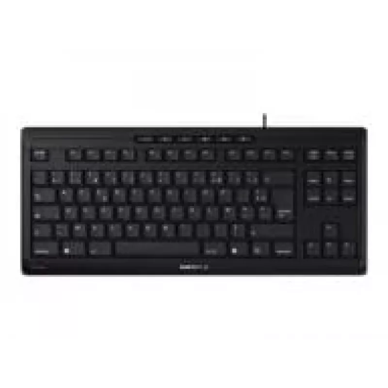 Keyboard CHERRY STREAM TKL USB AZERTY French Black Wired 94 keys