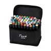 Extralink alcohol marker set, 60 colors, double tips
