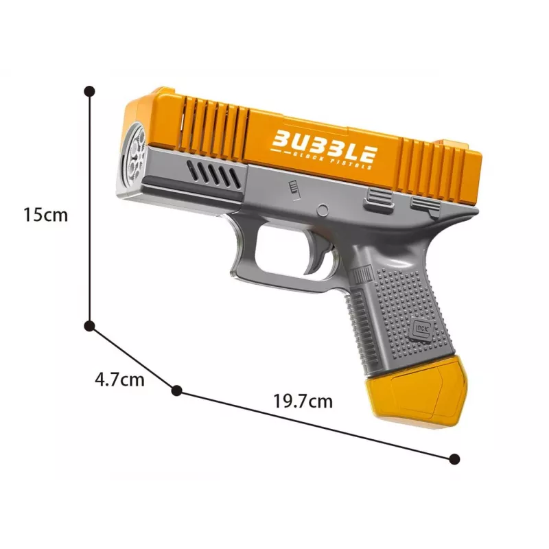 Bubble Gun with liquid