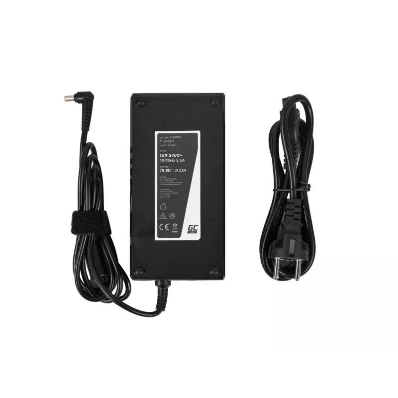 Power adapter Green Cell AD139P 90W universal laptop adapter 19.5V 9.23A 5.5×1.7mm Black