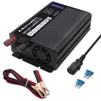 Qoltec Smart Monolith Battery Charger for LiFePO4 AGM GEL SLA batteries | 20A | 24V