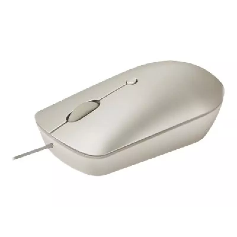 Wired office mouse Lenovo 540 Ambidextrous USB Type-C Optical 2400 DPI Sand