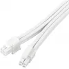 Power supply extension cable SILVERSTONE EPS 12V 8‑pin (30 cm) white SST-PP07E-EPS8W-V2