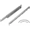 Rack rail kit PowerWalker 10120531 — silver, width 550 mm, height 140 mm, depth 70 mm, supports rack depth 78–120 cm, weight 3.1 kg