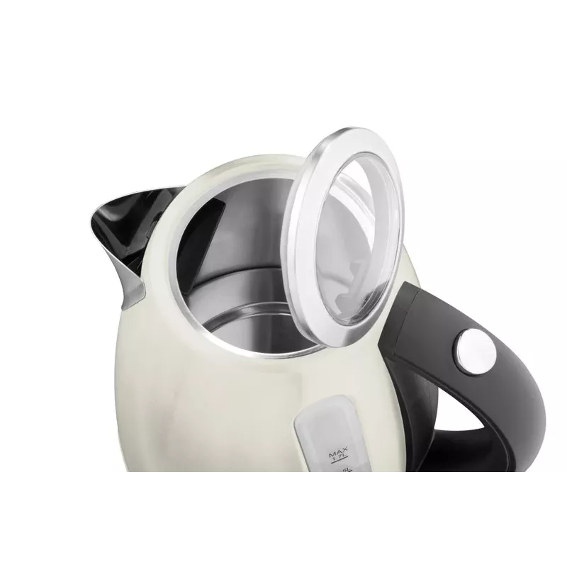 ETA | Kettle | ELA ETA859890070 | Standard | 2100 W | 1.7 L | Stainless steel | 360° rotational base | Cream
