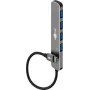 Goobay 79157 - USB-C 3.2 Hub 4 Port 5 Gbit/s 4x USB-A 3.2 - Digital/Data (79157)