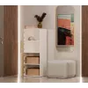 ALMA CHEST OF DRAWERS WHITE/ARTISAN OAK