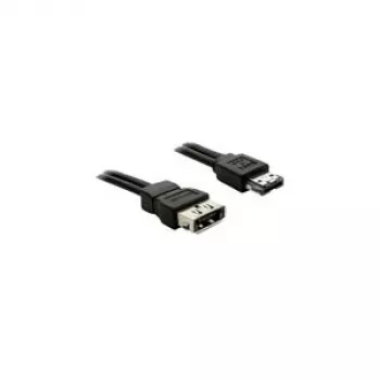 Power Over eSATA Extension Cable DeLOCK 84389 1m Male-Female Black