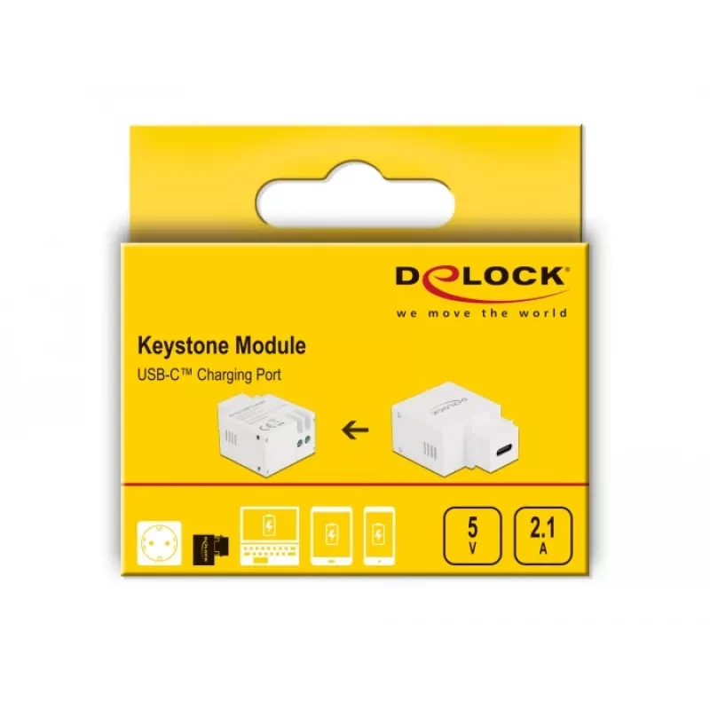 Keystone Module USB Type-C Charging Port DeLOCK 87792