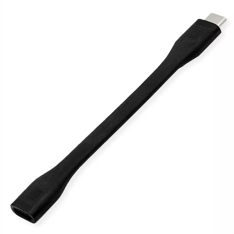 ROLINE Cable Adapter USB4 Gen3x2 40Gbit/C-C ST/BU Flat - Cable - Digital/Data