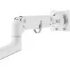 Monitor mount DIGITUS Single, clamp, 57 inch max, 27 kg capacity, VESA 75x75–100x100, white