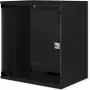 ROLINE 19 inch Wall-Mount Network Cabinet 12U, 540x400 mm, Basic Kit, Black
