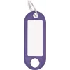 Key tags WEDO 262101803, blue, 21×52 mm, pack of 10