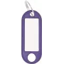 Key tags WEDO 262101803, blue, 21×52 mm, pack of 10