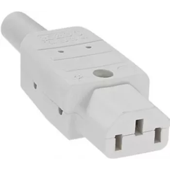 C13 Power Plug Bachmann 915.270 White
