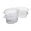 Steam Cooker Adler AD 633 3 Baskets Freestanding 800 W White