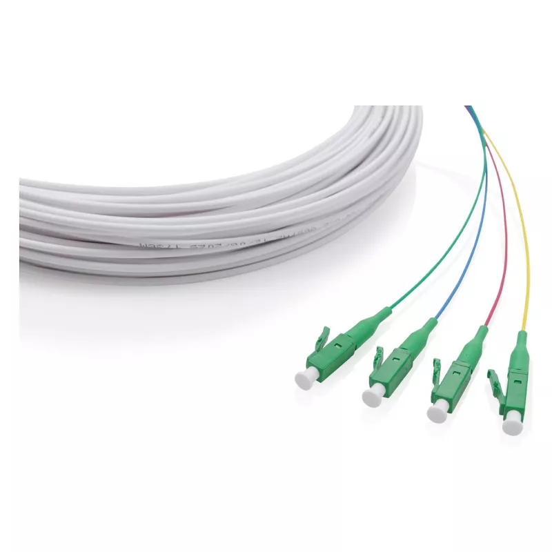 FTTH drop cable DIGITUS DK-3904LCA-50-1 singlemode 4 fibers 4 LC/APC 50 m