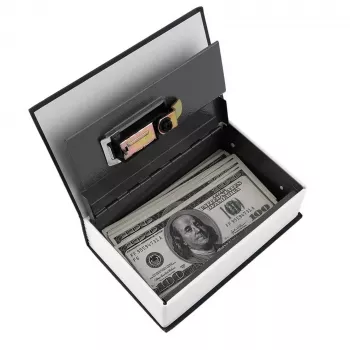 Extralink Home Book Safe, Money Box, Steel Vault for Keys, S-405
