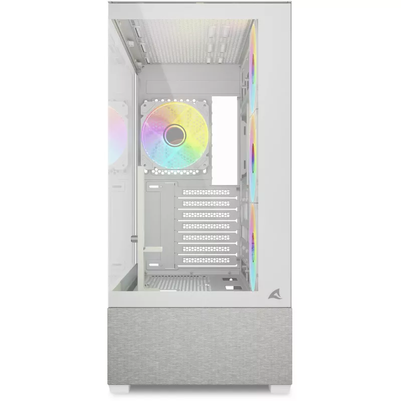Sharkoon AK7 ARGB ATX Computer Case White