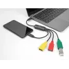 DeLOCK 4 Port USB 2.0 Cable Hub USB Type-C to 3 x USB-A female + 1 x USB-C male