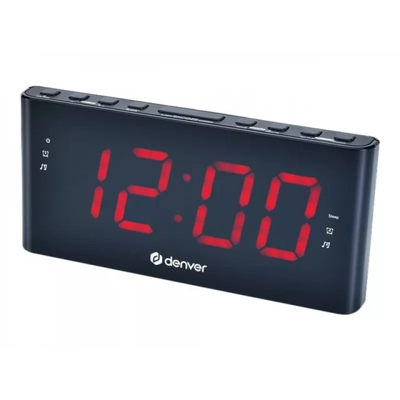 Denver CPR-710 alarm clock Digital alarm clock Black
