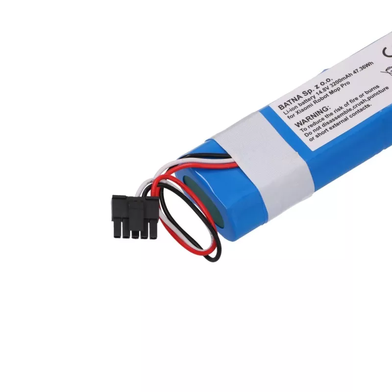 Replacement battery for Xiaomi Robot Mop Pro — 3200mAh INR18650 MA1-4S1P-SC