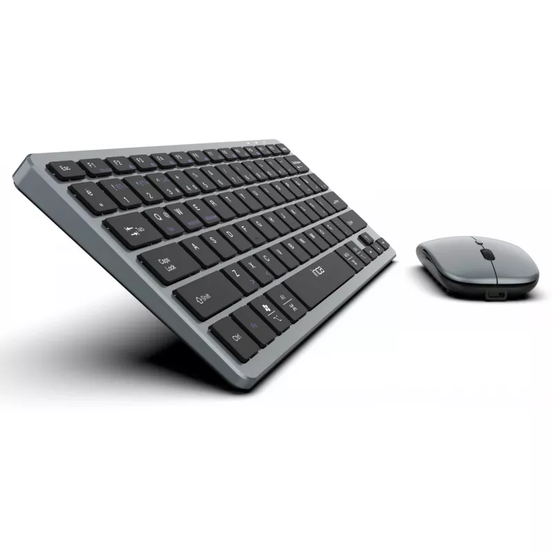 INCA IBK-572BT wireless keyboard and mouse set, grey