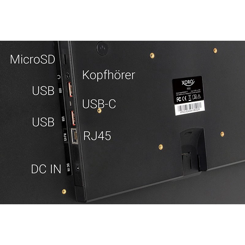 XORO MegaPAD 2404v7 24 60.96cm Tablet 64GB black Android - 64 GB (XOR400667)