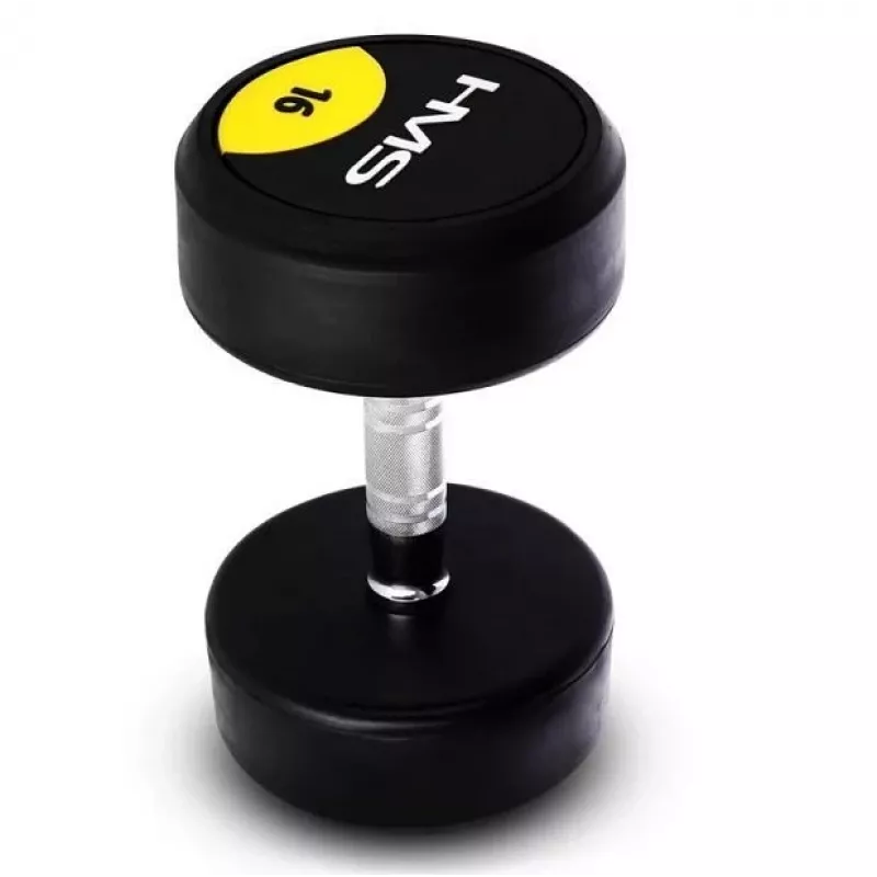 Rubberised dumbbell 16kg HMS HG PRO 16