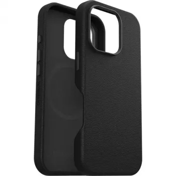 OtterBox Symmetry Kaktusleder Case for iPhone 16 Pro Black Ash black