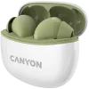 CANYON In-Ear Headphones TWS-5, Green Bluetooth 5.3, touch control, charging input: USB-C