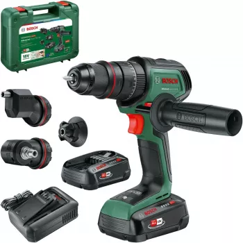 Cordless Impact Drill Driver AdvancedImpact 18V-80 QuickSnap (Green, 2x Lithium-Ion Battery 2,5Ah, Carry Case, POWER FOR ALL ALLIANCE)