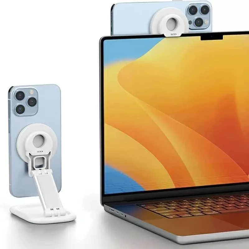Magnetic Stand SODI BM-310 white MagSafe — magnetic phone stand compatible with MagSafe chargers