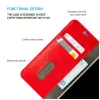 FIXED leather book case for Samsung Galaxy A36 5G — red, front-and-back protection, precise cutouts