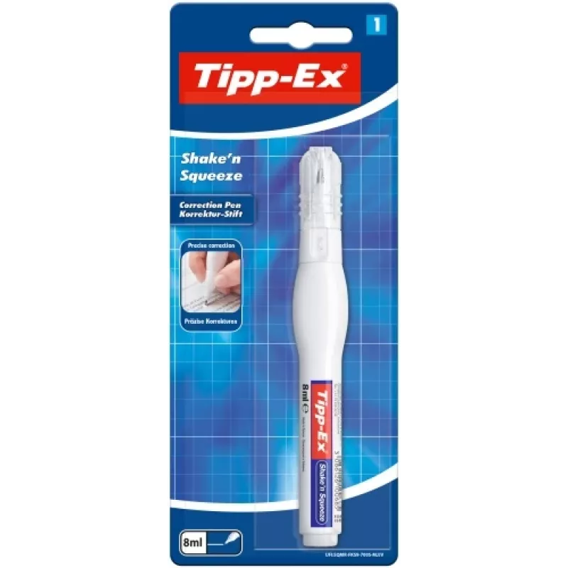BIC Correction Pen Tipp-Ex Shake'n' Squeeze 8 ml