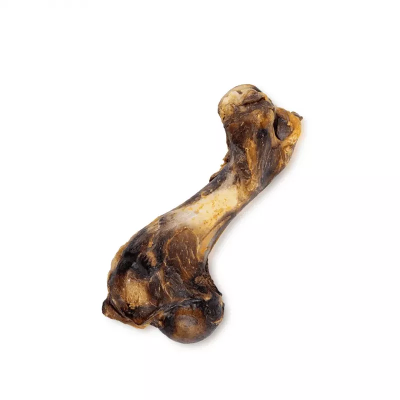 Dog chew bone UNISZKI Pork Bone, single piece — pork flavour, 0–200 g, grain‑free, for adult dogs, dental care