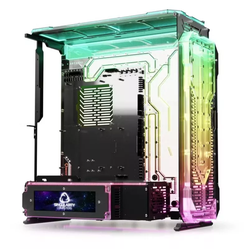 Front panel for PC case Singularity Spectre 4 Elite, acrylic transparent