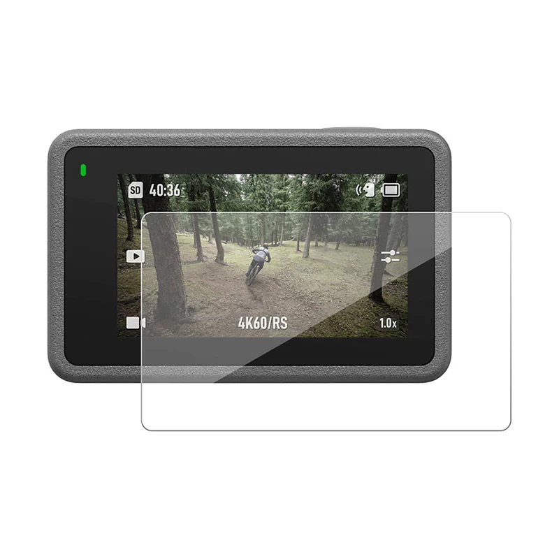 Tempered Glass screen protector for DJI Osmo Action 5/4/3 by Telesin — scratch resistant, high clarity