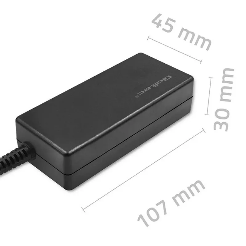 Qoltec 51774 Power adapter for LG monitor 25W | 1.3A | 19V | 6.5 * 4.4 + power cable