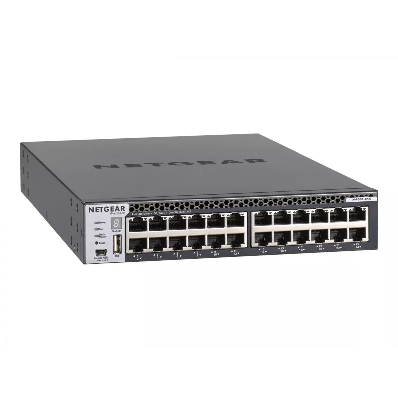 NETGEAR M4300-24X Managed L3 10G Ethernet (100/1000/10000) 1U Black