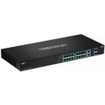 TRENDnet TPE BG182G - Switch - unmanaged - 8 x 10/100/1000 (UPOE / 4PPoE) + 8 x 10/100/1000 (PoE+) + 2 x SFP - rack-mountable - UPOE / 4PPoE / PoE+ (440 W)