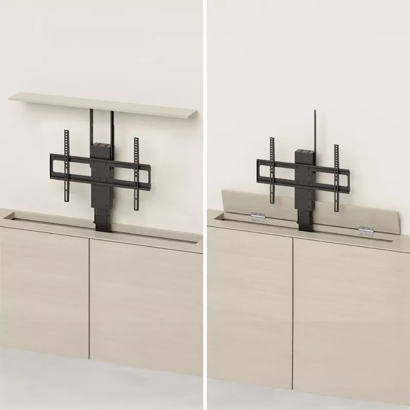 Maclean electric ceiling/floor mount, extendable, 43''-88'', VESA 600x400, max 60kg, 100-240V AC,50/60Hz