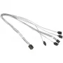 Supermicro - SATA- / SAS-Cable - Mini SAS HD (SFF-8643) to SATA - 50/50/60/70 cm - for A+ Server 1013, SuperServer 5018, 5019, 5019S, SuperStorage Server 5019D8