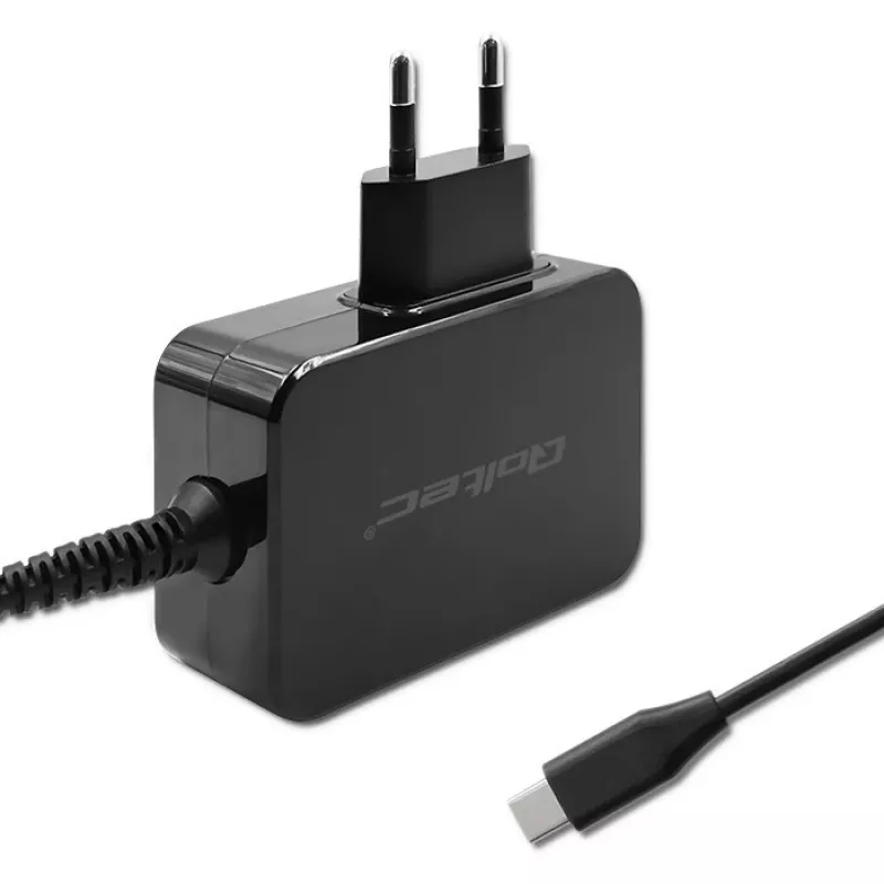 Power adapter QOLTEC 52384 GaN 30W output 5–20V USB charger