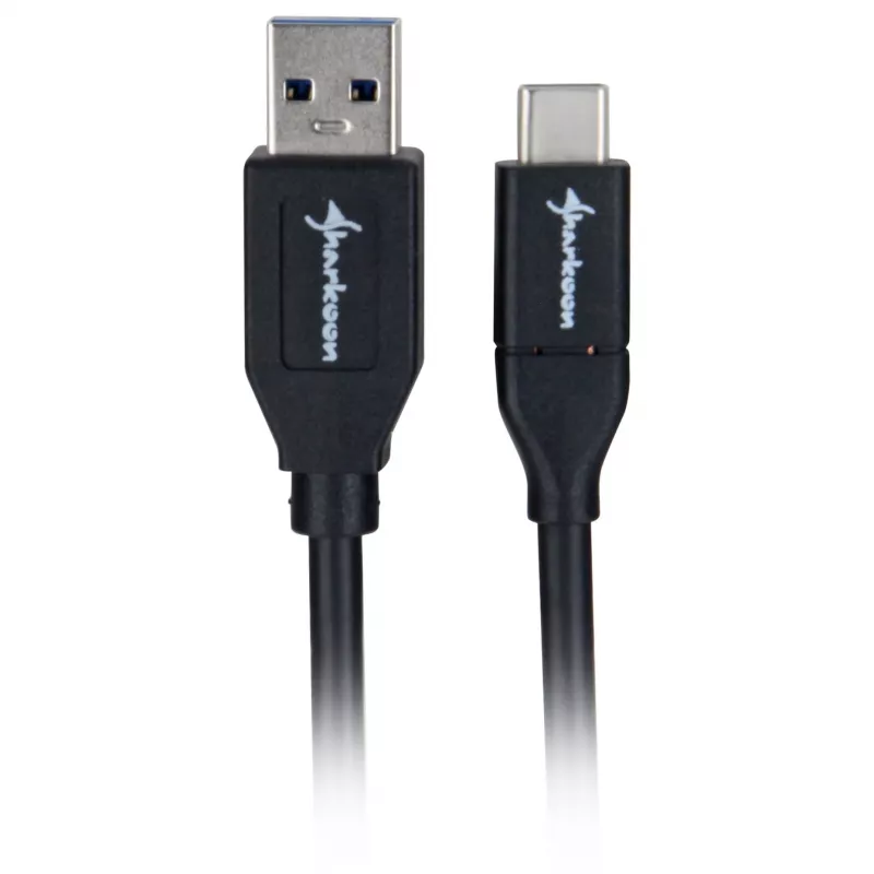 USB 3.2 Gen 2 Cable, USB-A Plug > USB-C Plug (black, 0,5 Meter)