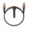 USB C to USB C cable C2G 9B4415114097 USB 3.2 Gen 2x2 0.75 m — Black/Orange