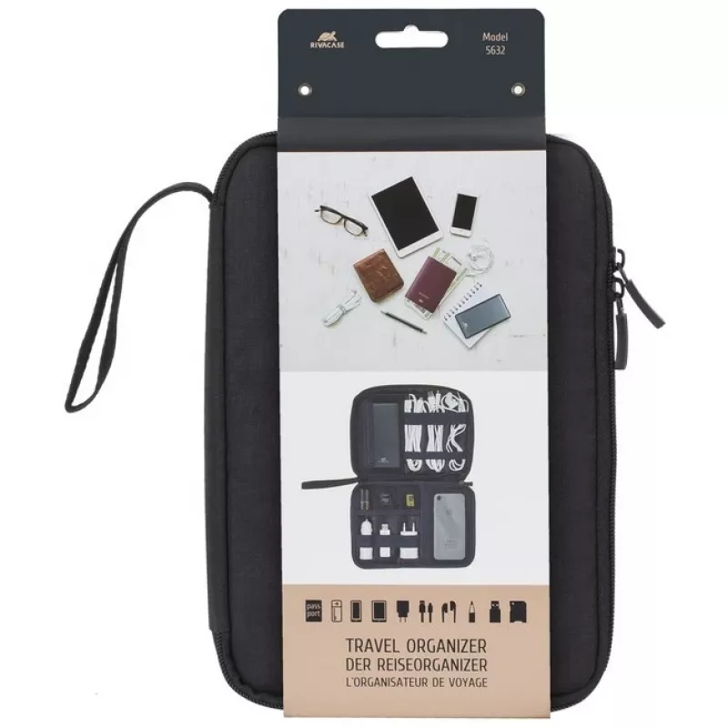 Messenger bag Rivacase 5632 Polyester Black Man