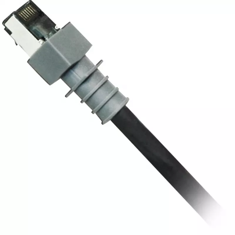 Networking cable PatchSee PCI6-DPF/100 RJ-45 Cat6a 30 m Black