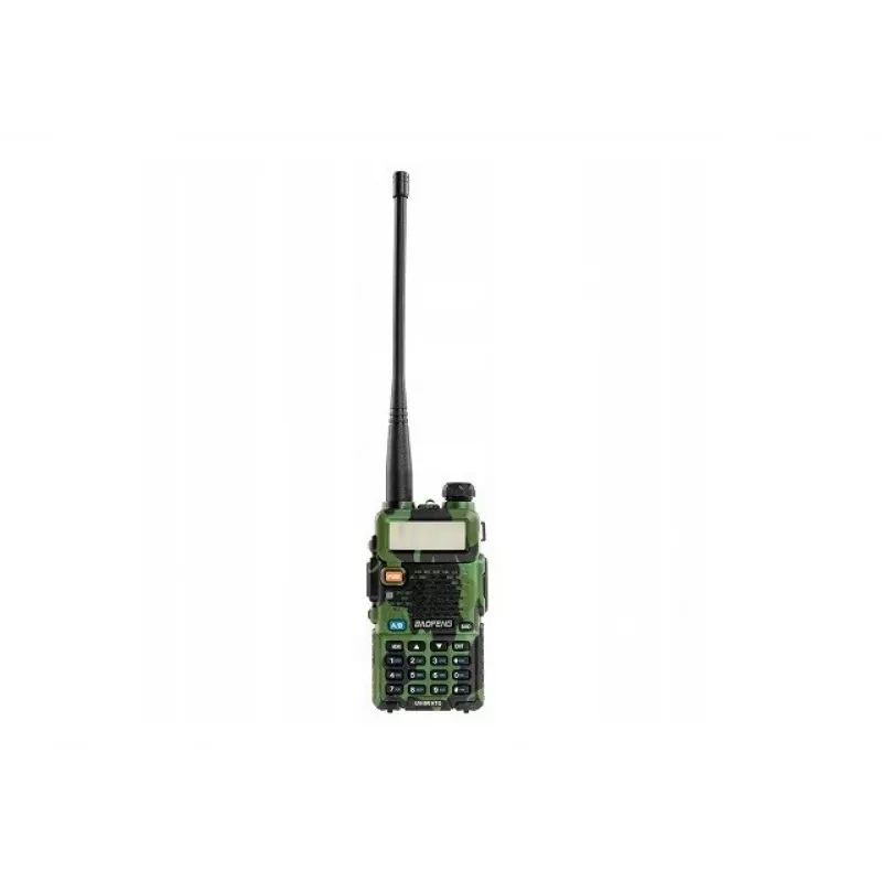 Handheld Two-Way Radio Baofeng UV-5R 5W HT Camo — Dual Band FM, 5W, 1800 mAh Battery